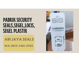 Segel Plastik Security Seals Locis - Ogan Komering Ul