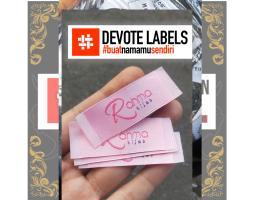 Cetak Label Woven Damask Ranai Devotelabels.id - Natuna 