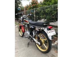 Motor Bekas Honda CB 100 Tahun 1978 Asli Merah Pajak Hidup - Bekasi Kota