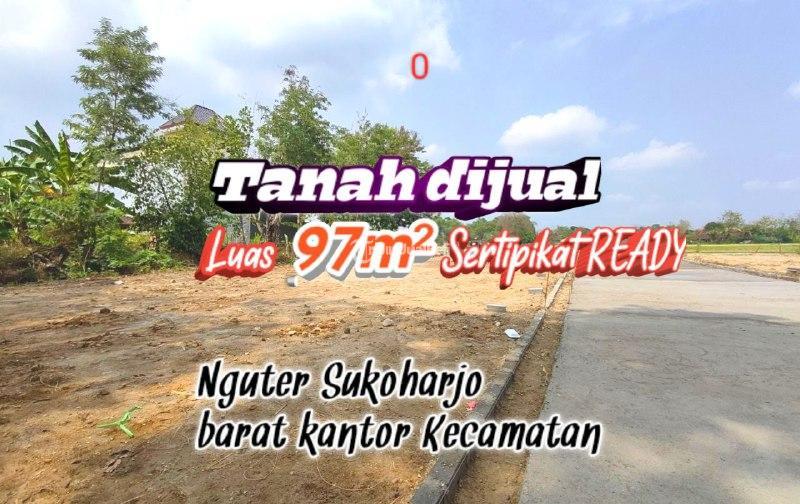 Dijual Tanah di Nguter Dekat Jalan Raya Legalitas SHM - Sukoharjo