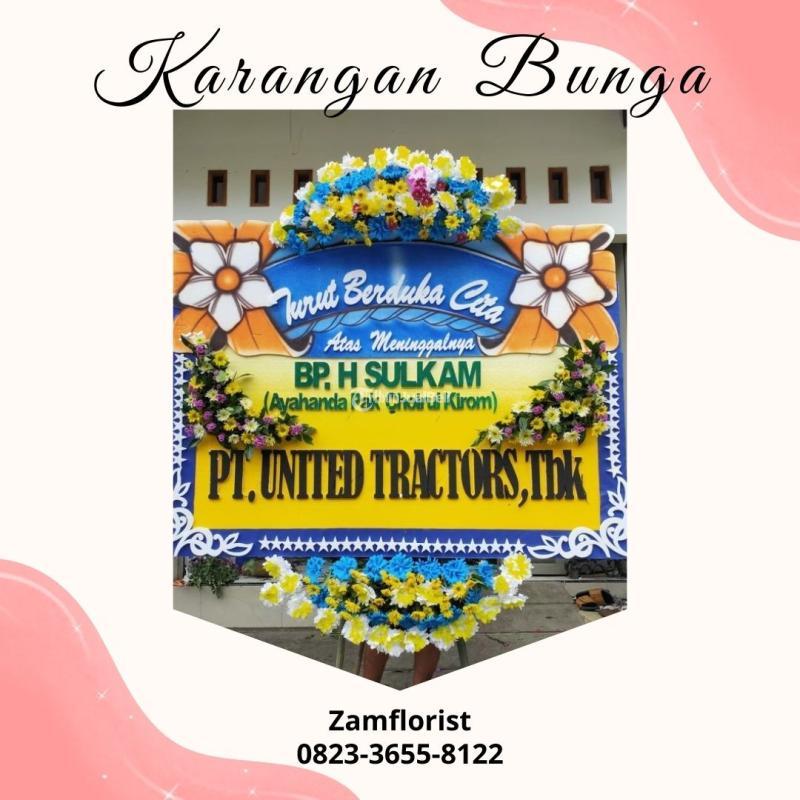 Karangan Bunga Papan Terhemat Zamflorist - Pamekasan 