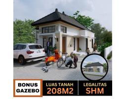 Dijual Rumah Tipe 65 3KT 1KM Legalitas SHM Posisi Hook - Sleman 