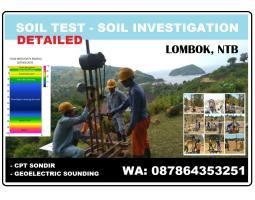 Jasa Konsultan Soil Test Detail Terintegrasi Geolistrik Sounding - Mataram 