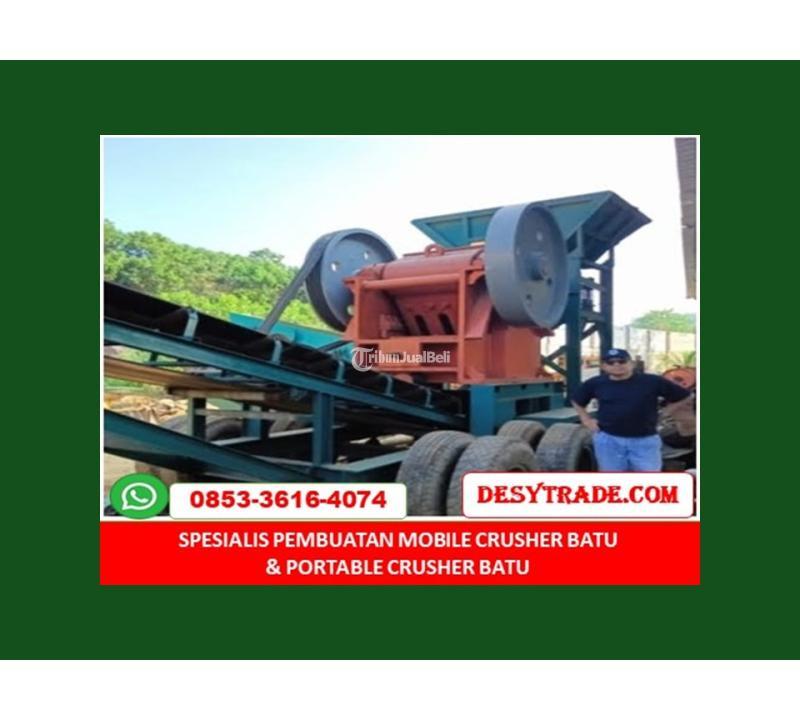 Fabrikasi Stone Crusher Alat Pemecah Batu Bijih Bauksit - Bintan