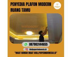 Penyedia Plafon Modern Ruang Tamu - Malang Kota