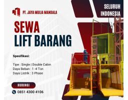 Sewa Rental Lift Barang Proyek Alimak - Anambas