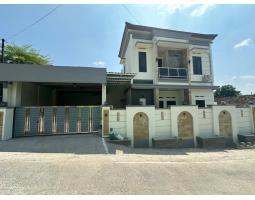 Dijual Rumah 2 Lantai, LT. 1148m2, LB. 103m2, Bangunan Baru, Full Furnished, Dekat Pasar Kartasura - Sukoharjo