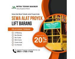 Sewa Alat Lift Barang Bulanan  Harga Terjangkau, Kualitas Terjamin - Malang 