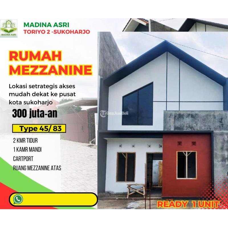 Dijual Rumah Mezzanine di Jombor Tipe 45 2KT 1KM - Sukoharjo