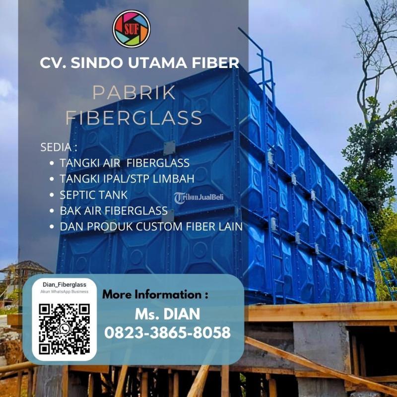 Best Seller Roof Tank Panel FRP Fiberglass 8000 Liter - Kebumen