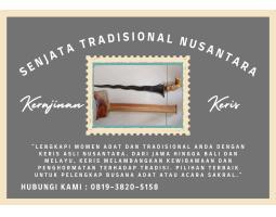 Pengrajin Keris Jawa Keris Panjang Pusaka - Sumba Barat 