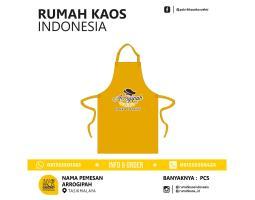 Apron Custom Celemek Masak Bordir Custom - Bima