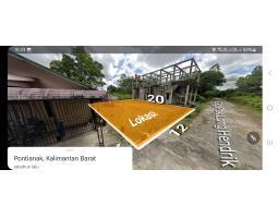 Jual Tanah Siap Bangun Jalan Perdana Gang Pak Long Hendrik Ukuran 12x20 - Pontianak