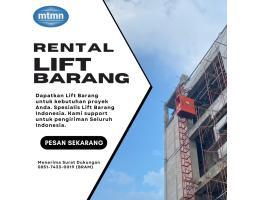 Sewa Lift Barang Kapasitas 1 sampai 2 Ton - Kota Bandung