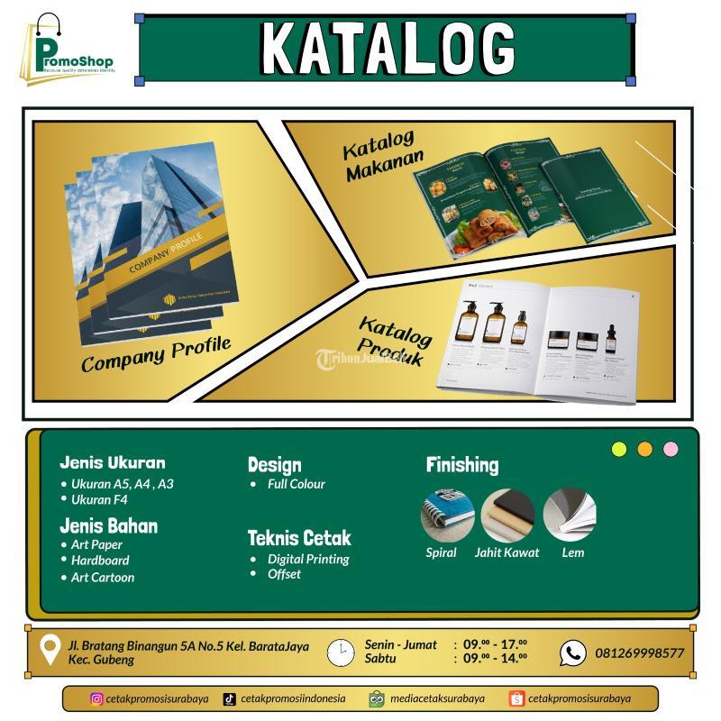 Bikin Company Profile Custom Percetakan Katalog Murah - Surabaya