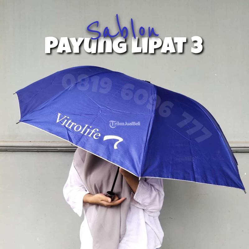 Payung Sablon Payung Custom Souvenir Murah Berkualitas - Pacitan