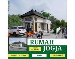 Jual Rumah Siap Bangun Minimalis Modern Tipe 65 Baru Free Gazebo Lingkungan Asri Di Pakem Kaliurang - Sleman