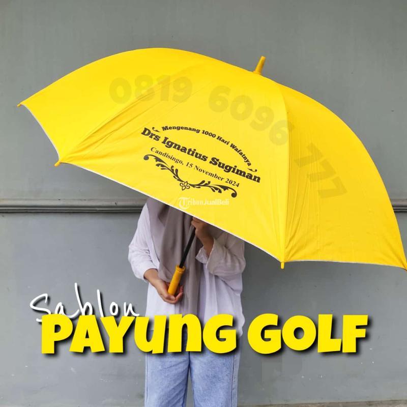 Cetak Souvenir Payung Sablon Grosir - Banyuwangi Jawa Timur