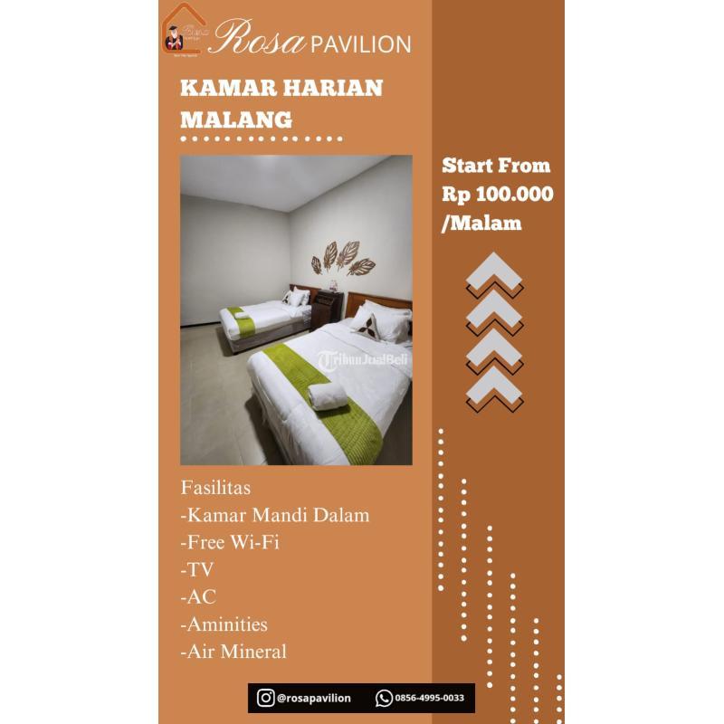 Disewakan Penginapan Harian Terjangkau - Malang