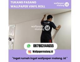 Jasa  Pasang Wallpaper Vinyl Roll - Malang Kota