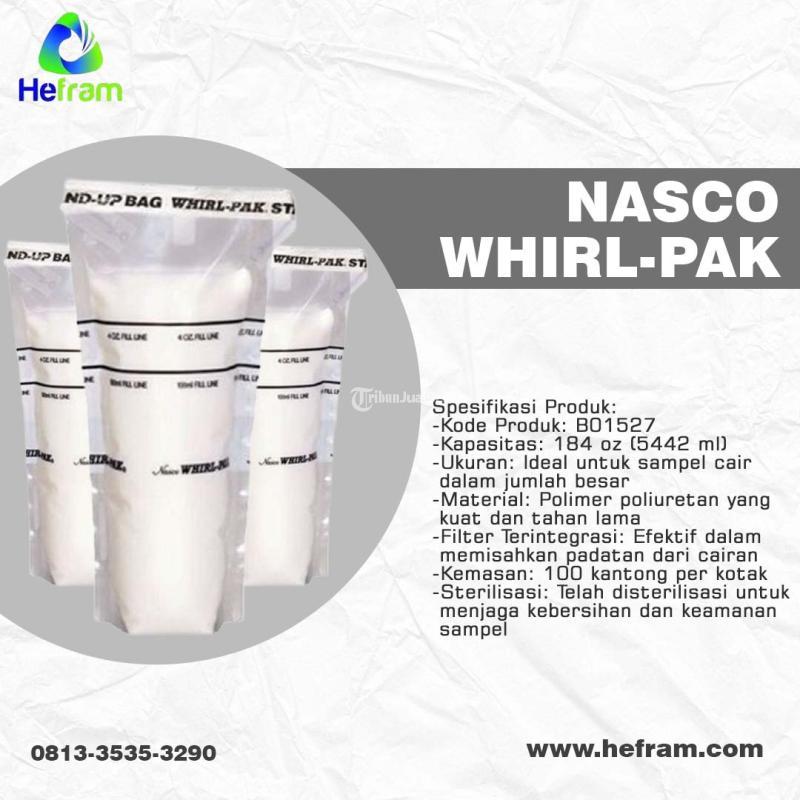 Nasco Whirl-Pak Speci-Sponge Bags - 100 Pack Surface Sampling Bags For Food Safety Testing