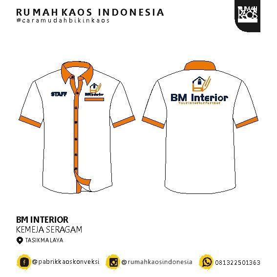 Free Desain Seragam Karyawan Custom Bordir - Indragiri Hilir