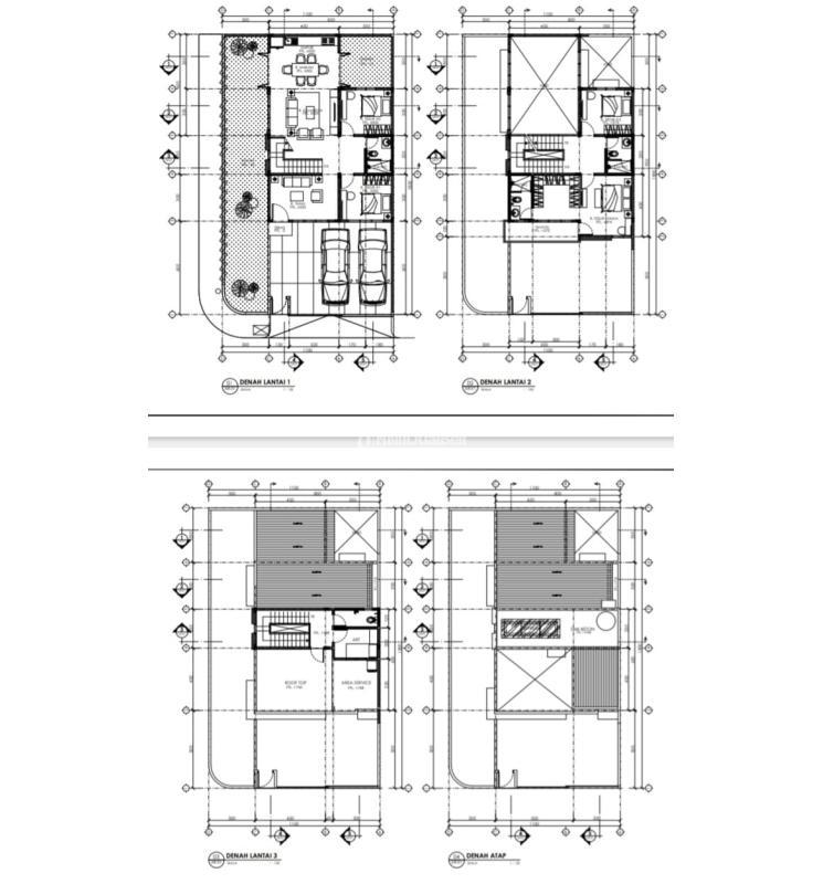 Dijual Rumah, LT. 196m2, LB. 240m2, SHM, 5KT, 4KM, Bangunan Baru, di Taman Villa Meruya - Jakarta Barat