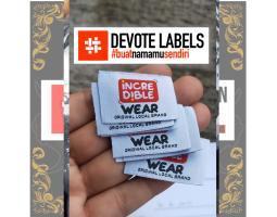 Percetakkan Label Woven Damask PT. Devote Labelindo - Dumai 