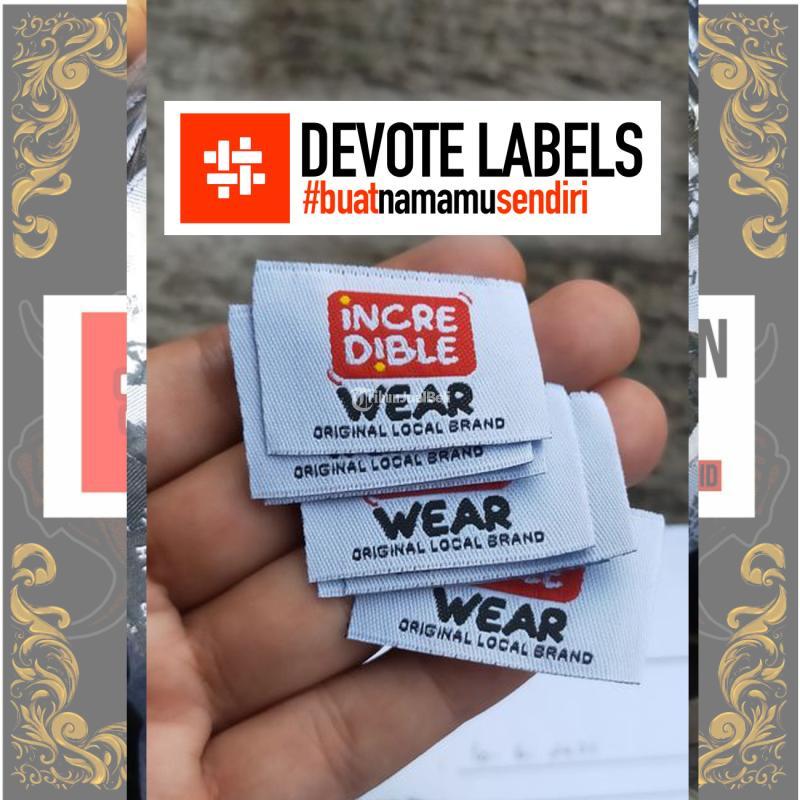 Percetakkan Label Woven Damask PT. Devote Labelindo - Dumai 