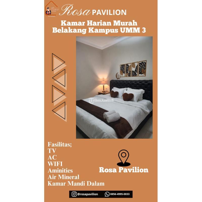 Disewakan Kamar Harian Dekat Umm 3 Dan Cafe - Malang