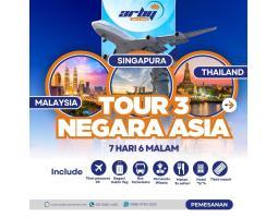 Open Trip 3 Negara 7H6M - Jakarta Pusat