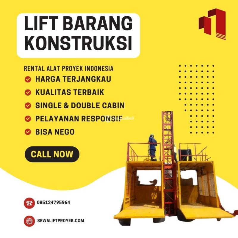 Rental Sewa Lift Barang Material Murah Bisa Nego - Cianjur 