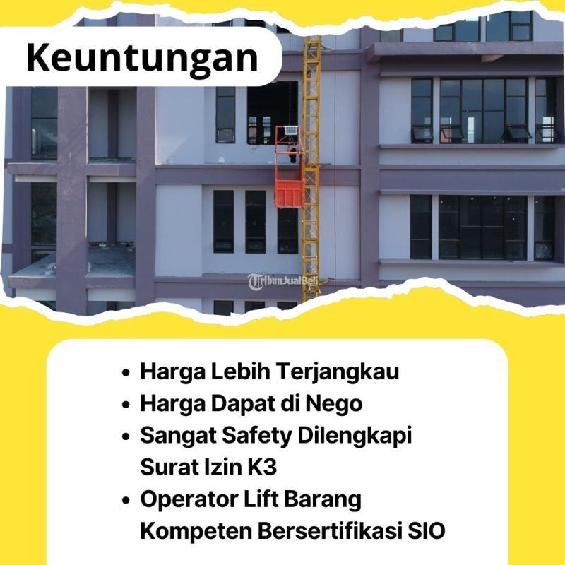 Rental Sewa Lift Barang Material Murah Bisa Nego - Garut 