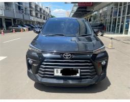 Mobil Toyota Avanza 1,5 G CVT AT Tahun 2024 Warna Hitam KM Rendah - Jakarta Barat 