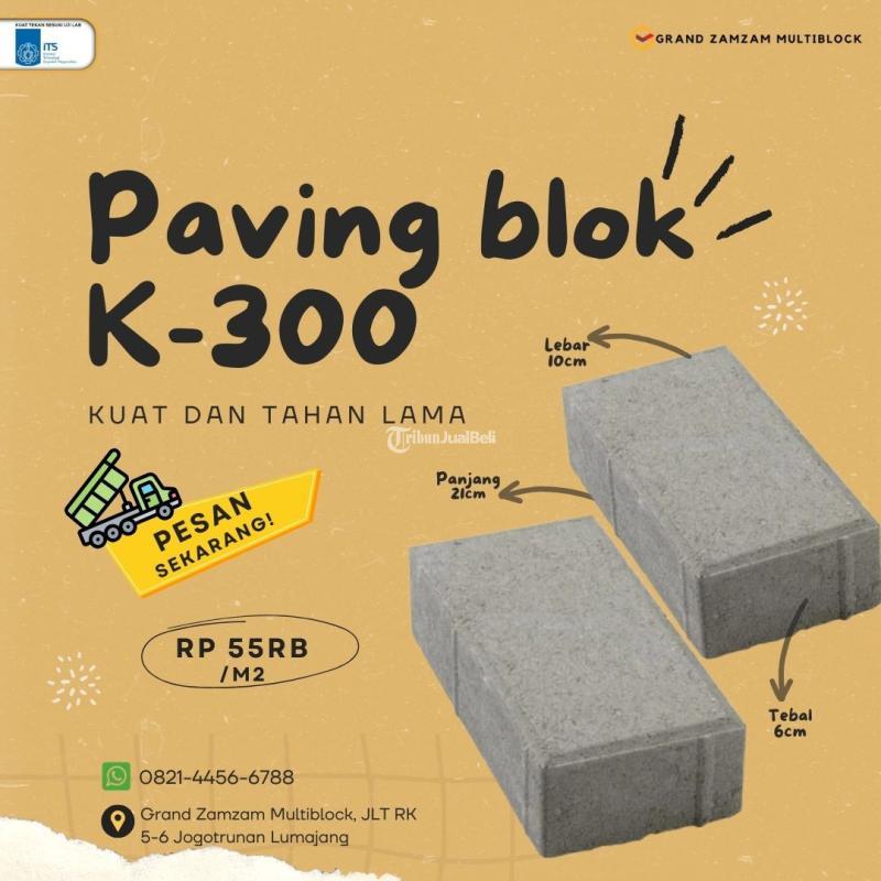 Paving Blok K300 Murah - Lumajang