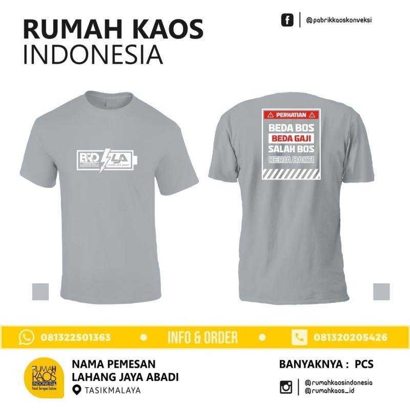 Trendy Baju Kaos Seragam Kerja Ledok Murah - Salatiga