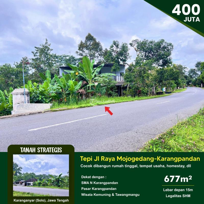 Dijual Tanah di Jalan Raya Utama Mojogedang Karangpandan Legalitas SHM - Karanganyar