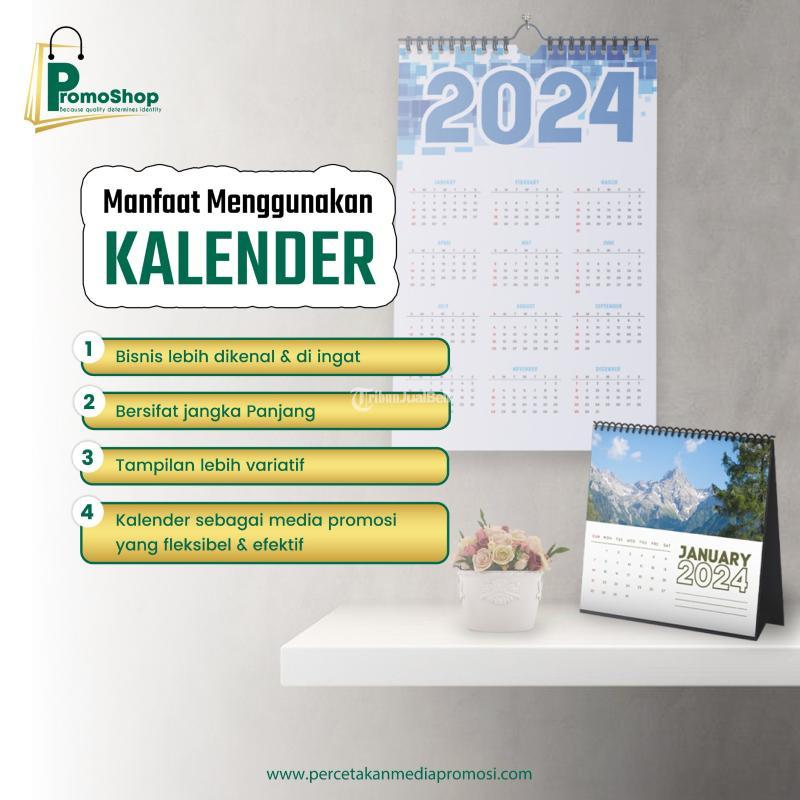 Print Custom Kalender Meja Spiral Percetakan Tanggalan Harga Murah - Surabaya