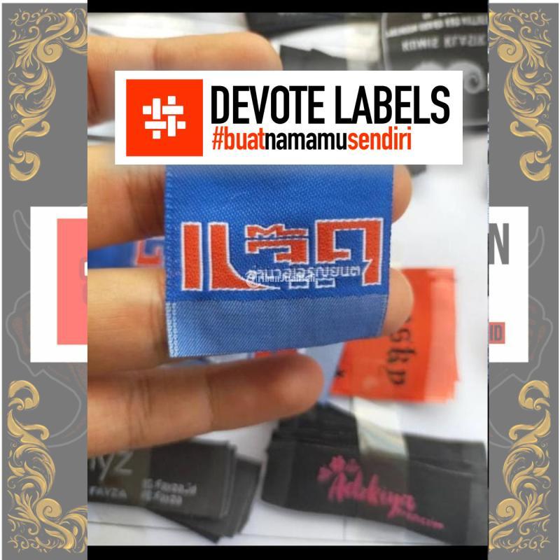 Percetakkan Label Woven Damask PT. Devote Labelindo - Seluma  
