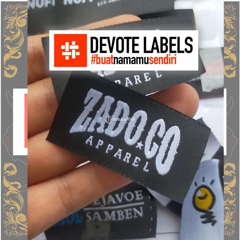 Cetak Label Woven Damask Devotelabels.id - Mukomuko 