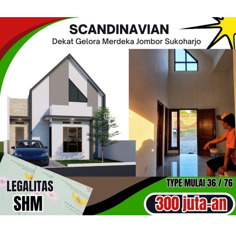 Jual Rumah Tipe 36 Baru dekat ESUD dan Gor Jombor - Sukoharjo