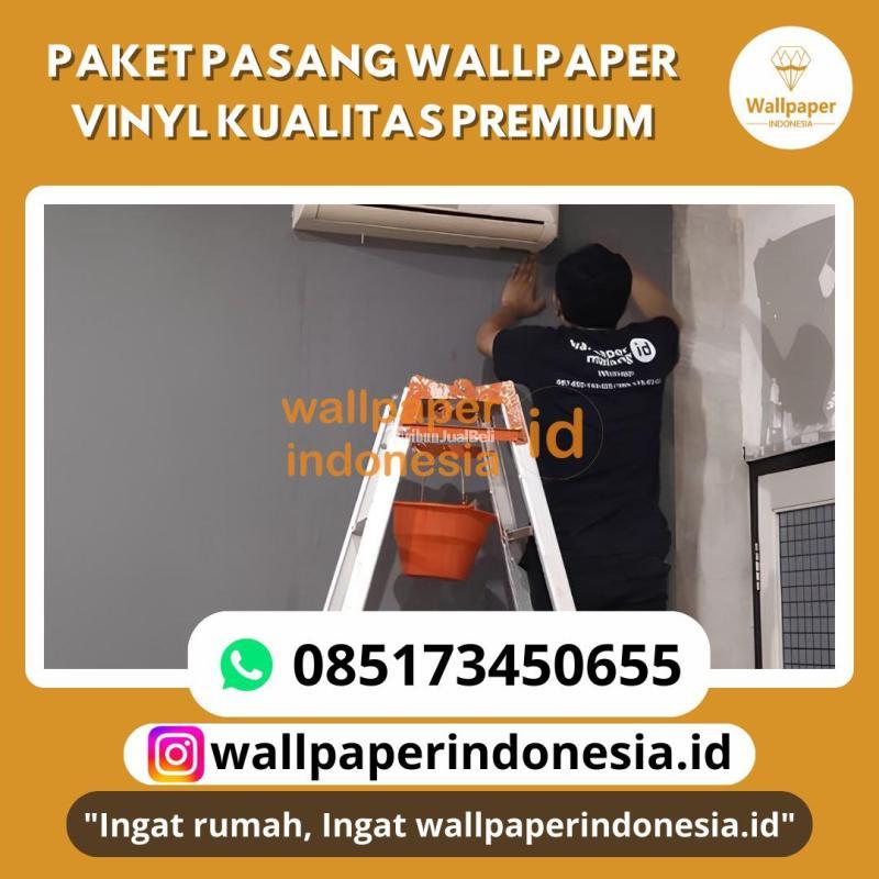 Paket Pasang Wallpaper Vinyl Kualitas Premium - Malang Kota