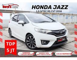 Mobil Honda Jazz RS CVT AT New Facelift New Model 2016 Bekas TDP 5 Juta - Jakarta Utara