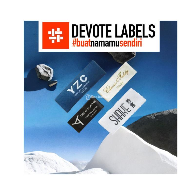 Cetak Label Woven Damask Devotelabels.id - Bengkulu Tengah 