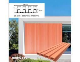 WPC Wall Panel Eksterior, Wall Panel WPC Outdoor - Makassar 