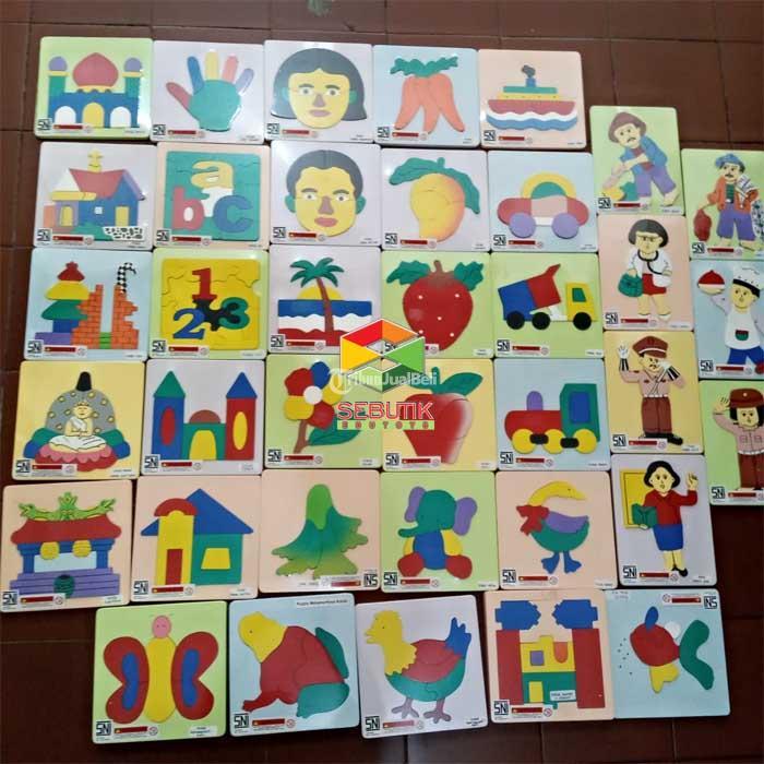 Supplier Puzzle Kayu SNI Murah, Untuk Anak PAUD, TK - Kalimantan Selatan