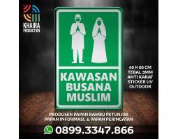 Produsen Rambu Kawasan Busana Muslim - Sidoarjo
