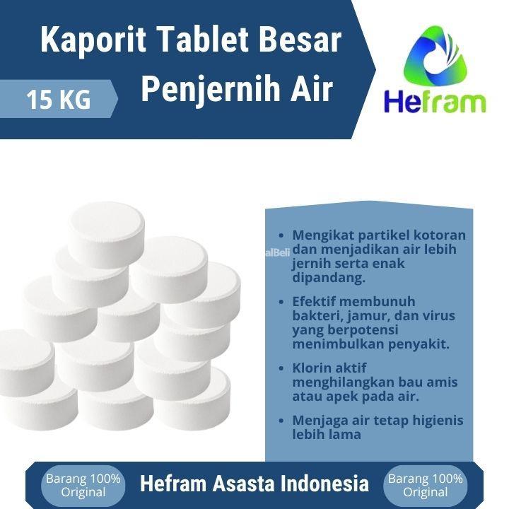 Kaporit Tablet Besar Penjernih Air 15kg - Bogor