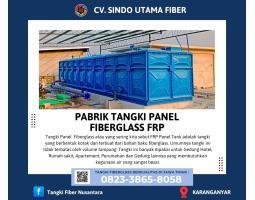 Tangki Air Fiberglass FRP 2000 Liter, Tangki Panel, Tando Fiber - Karanganyar