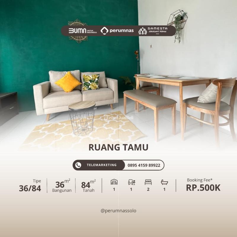 Dijual Rumah Tipe 36 SHM 2KT 1KM Minimalis Modern - Karanganyar